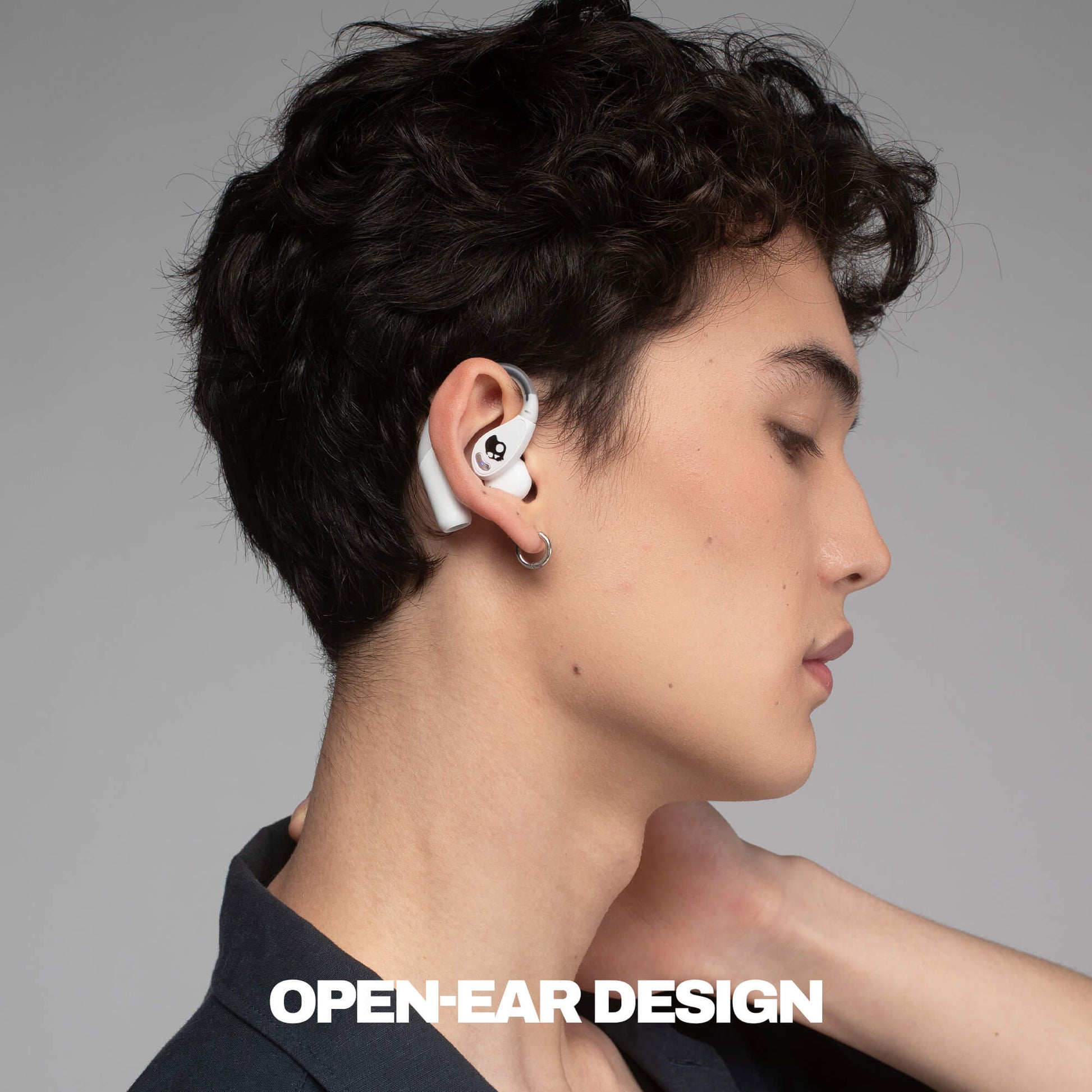 Skullcandy Push 540 Open open-ear sport earbuds designed for running and outdoor workouts | Bone