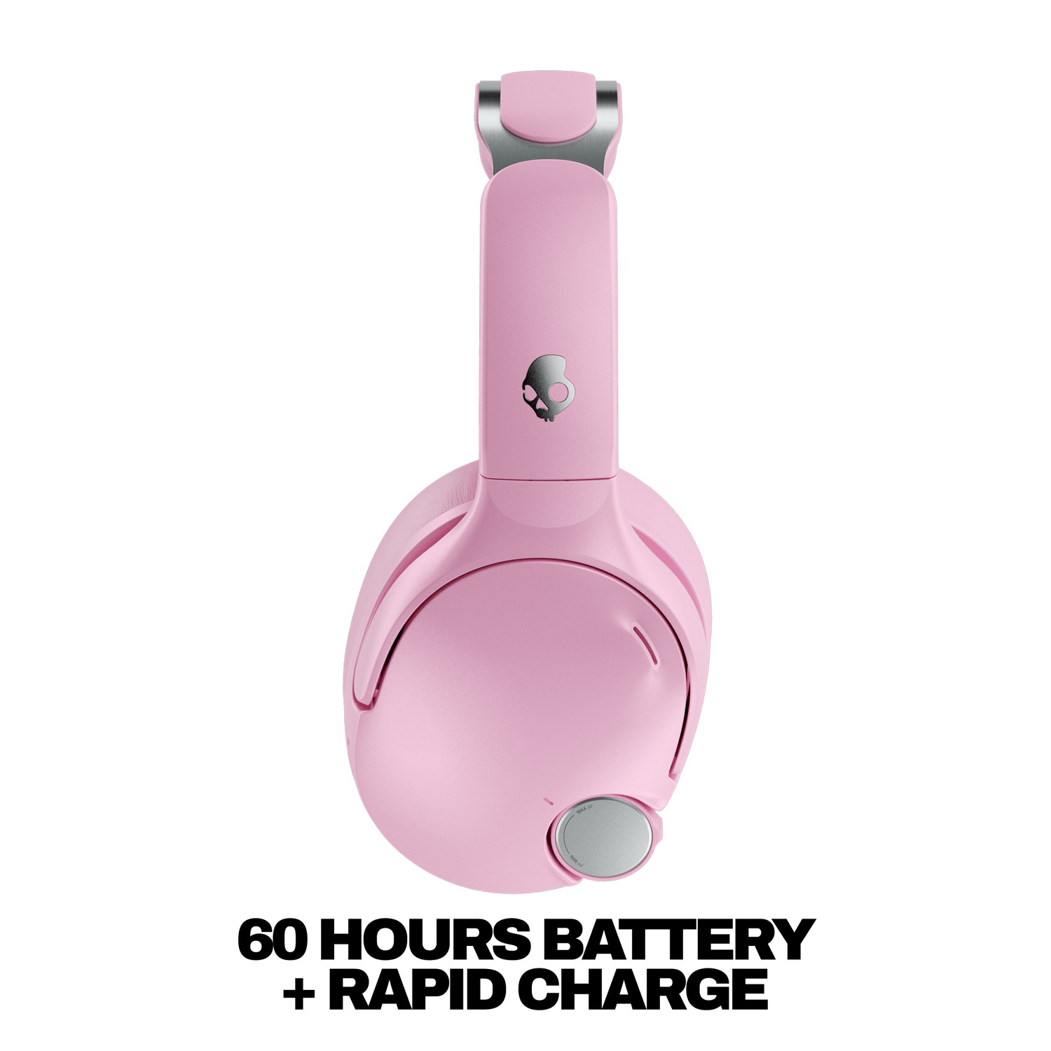 Pink Crusher 1080 Headphones with a brand logo on a black background | Candy