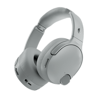 Gray over-ear Skullcandy Crusher 1080 headphones on a transparent background | Cement