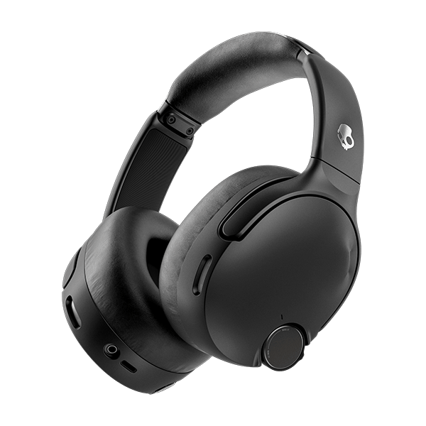 Black over-ear Crusher 1080 on a transparent background | True Black