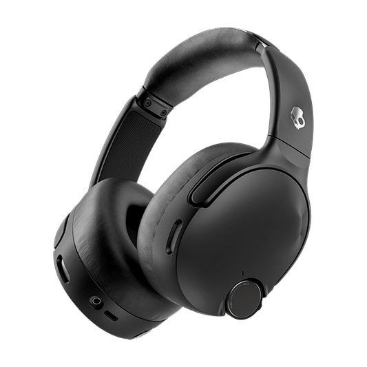 Black over-ear Crusher 1080 on a transparent background | True Black