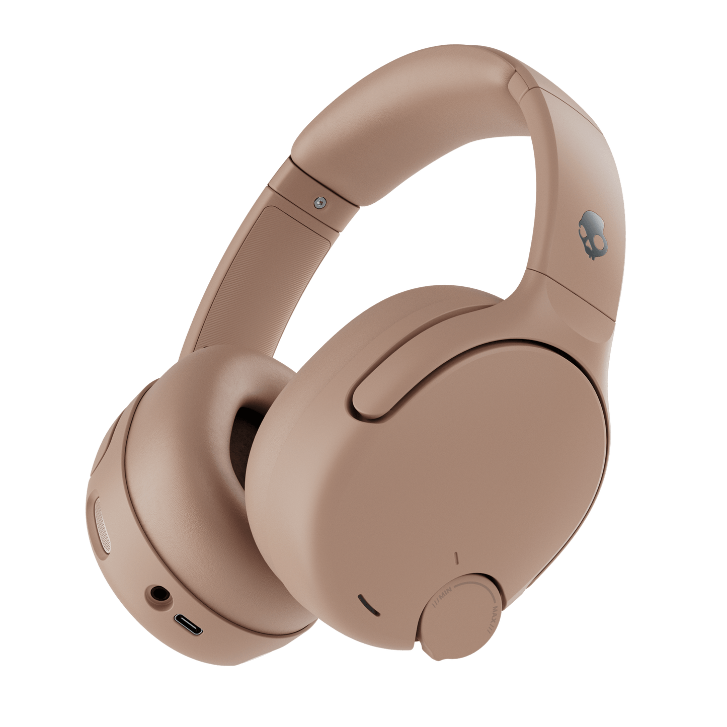 Beige Crusher 720 headphones on a transparent background | Primer