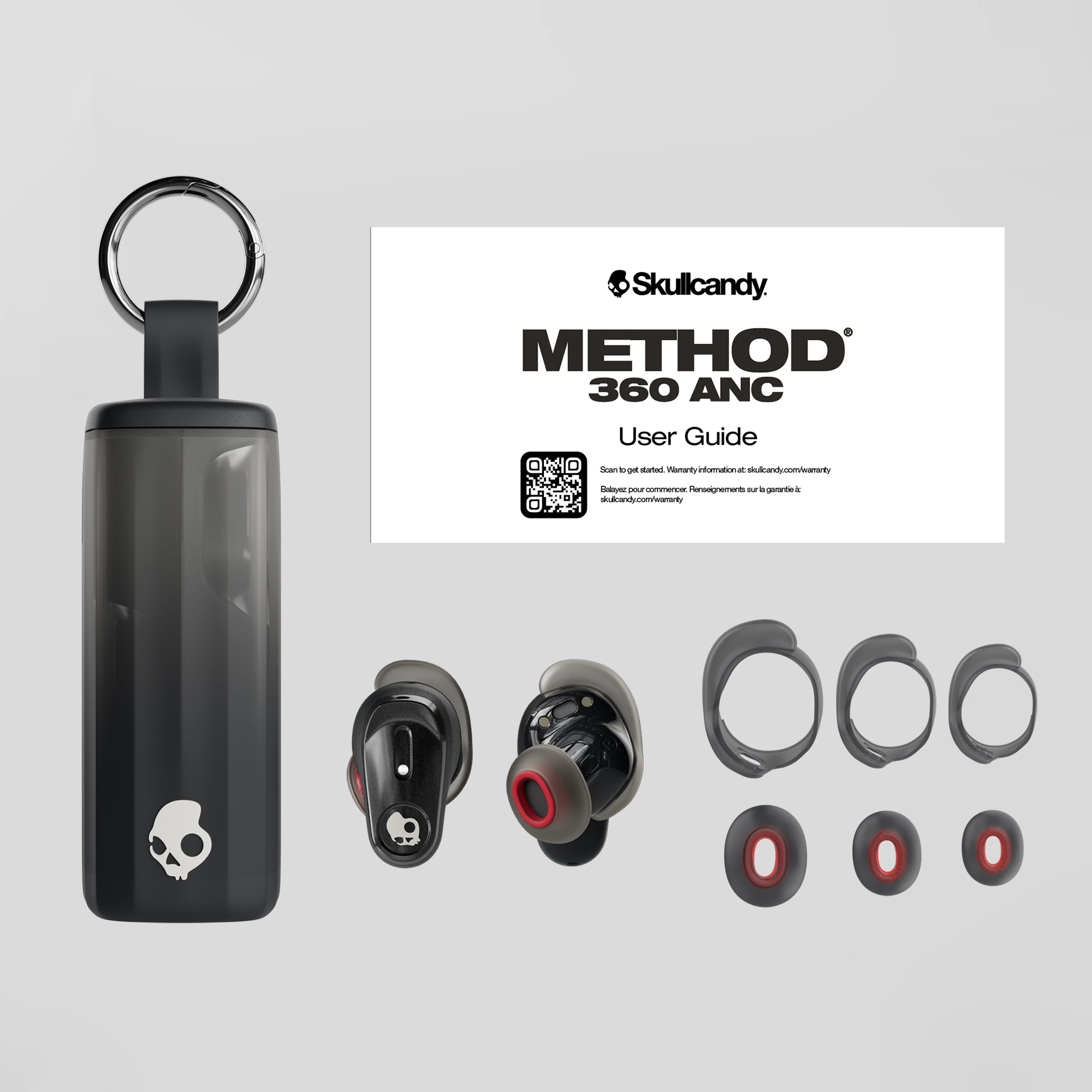 Skullcandy Method 360 ANC ワイヤレスイヤホン Method 360 ANC – Ohrhörer mit Active Noise Canceling + Sound by