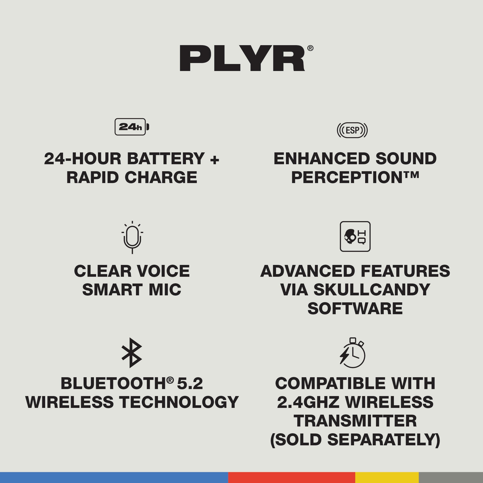 PLYR Wireless Gaming Headset With Microphone PLYR Wireless Gaming Headset With Microphone