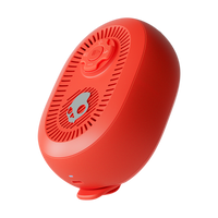 Red portable speaker on a white background | Plasma