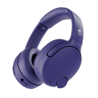 Purple Crusher 720 headphones with a brand logo on a black background | Future